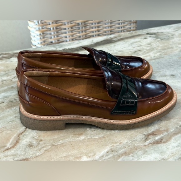 Women’s DOLCE VITA Arabel burgundy multi loafers- Size 10 - Picture 4 of 7